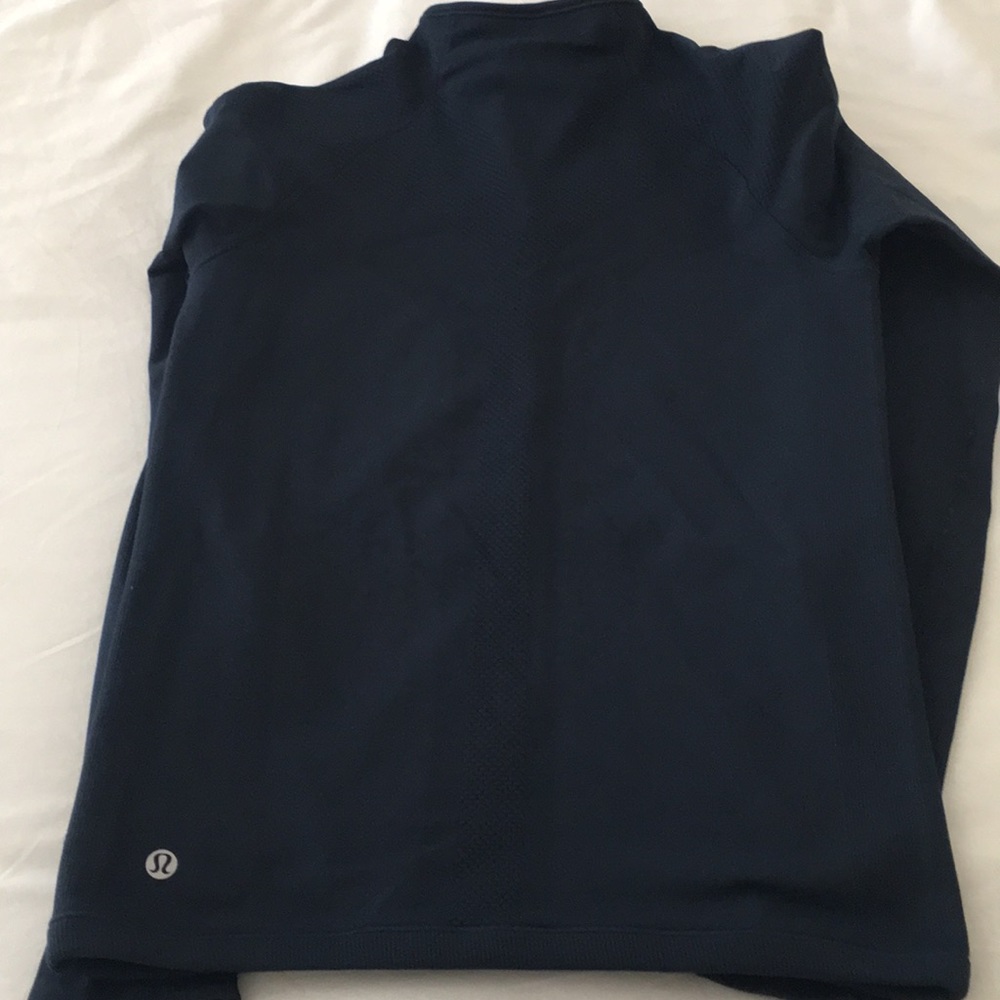 LULULEMON Navy Zip Up - Picture 2 of 3